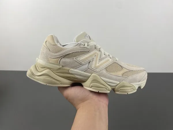 New Balance 9060 Beige Chunky Sneakers - 1