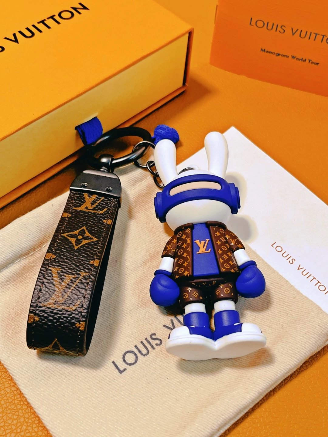 Rabbit Keychain Pendant Bag Charm photo 2