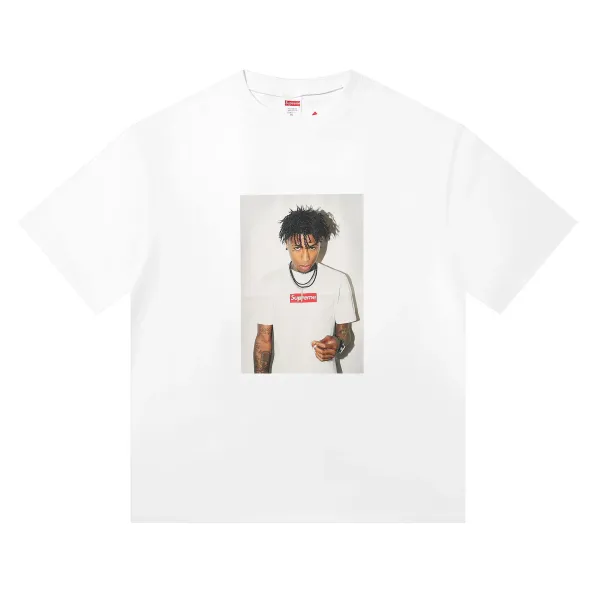 Supreme XXXTentacion Photo Print White T-Shirt - 1