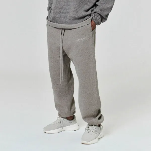 Fear of God Essentials Logo Sweatpants Gray - 1