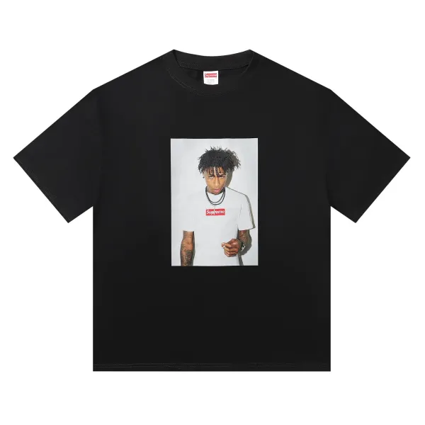 Supreme XXXTentacion Photo Print Black T-Shirt - 1