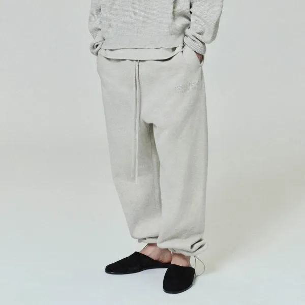 Fear of God Essentials Relaxed Fit Sweatpants Light Gray Sweatpants - 25