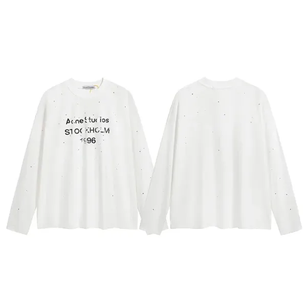 Acne Studios Stockholm 1996 Long-Sleeve T-Shirt White - 1