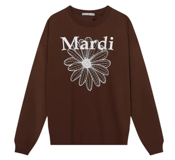 Mardi Floral Graphic Long-Sleeve T-Shirt Black - 7