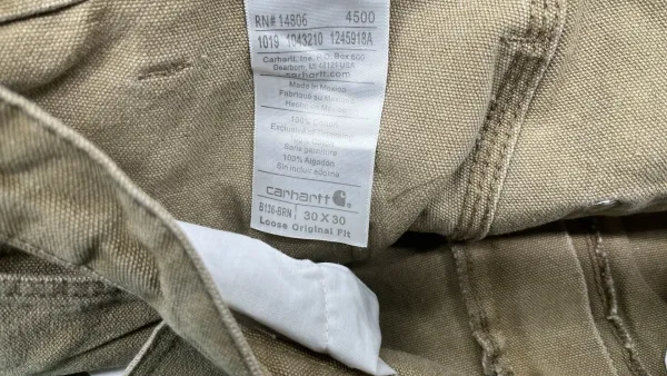 Carhartt WIP Double Knee Jeans in Sage, Rust, Beige, and Black - 7
