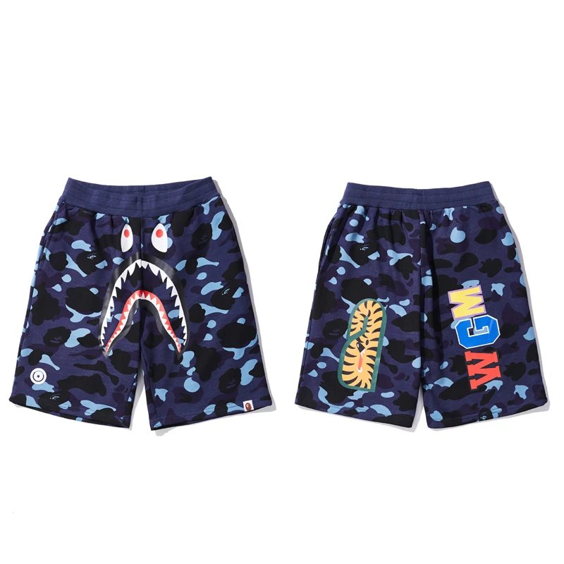 Youth Street hip hop Sports Pants Trendy Mid-Length Pants-Muzi 168 - 132034