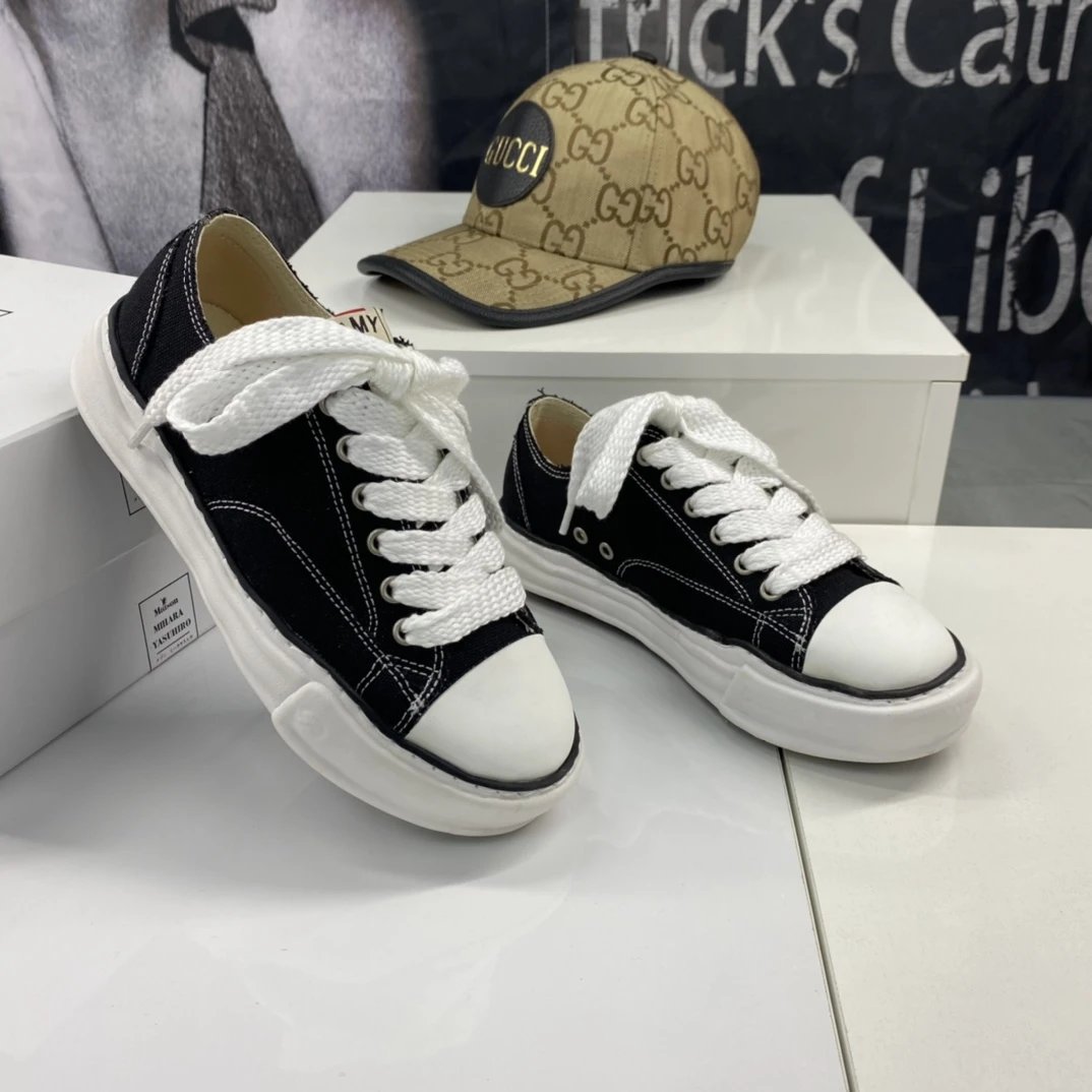 Sanyuan Canvas Shoes Women's Flat Shoes Kangyu Color-matching Couple's Board Shoes Thick Bottom-Genuine MMY New Street Women's Shoes