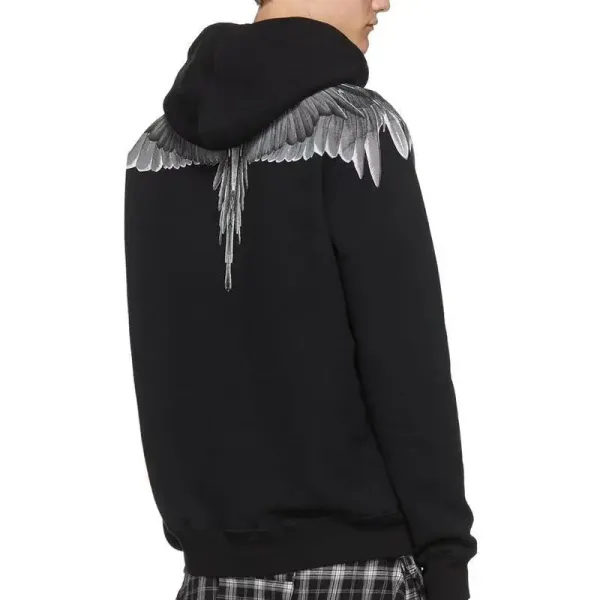 Marc Jacobs Feather Necklace Print Black Hoodie - 6