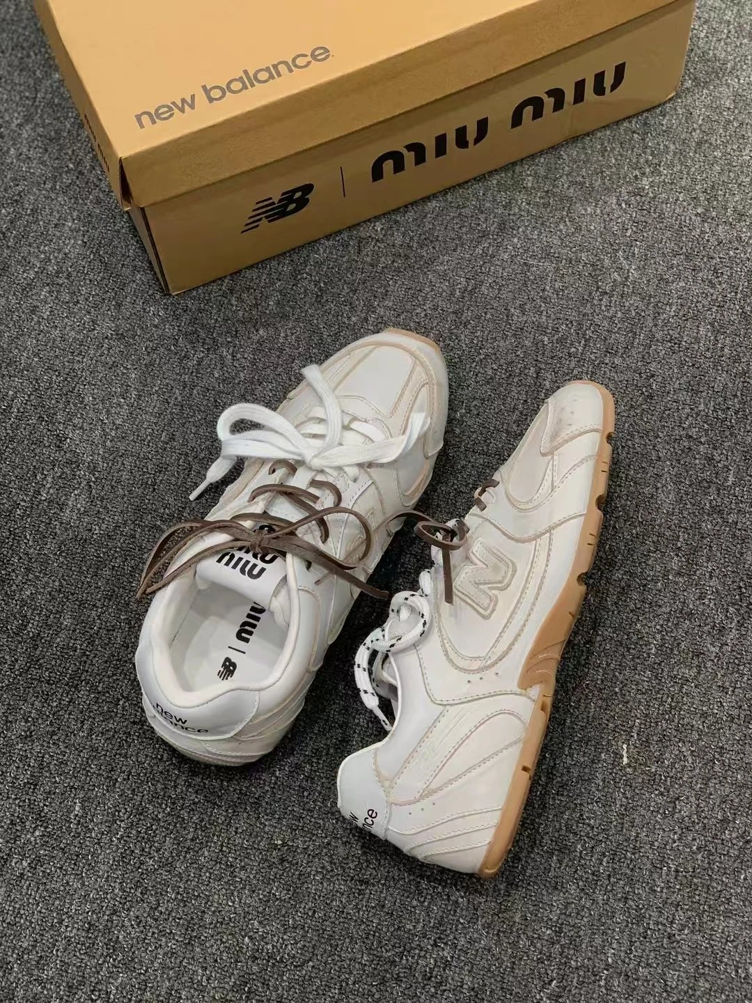 Miu Miu x New Balance 530 SL Leather Sneakers product photo 2