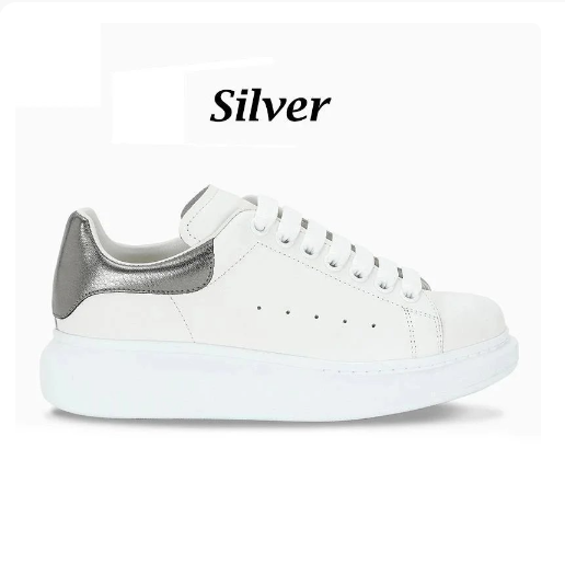 New white sneakers platform height increasing casual couple skate shoes l2