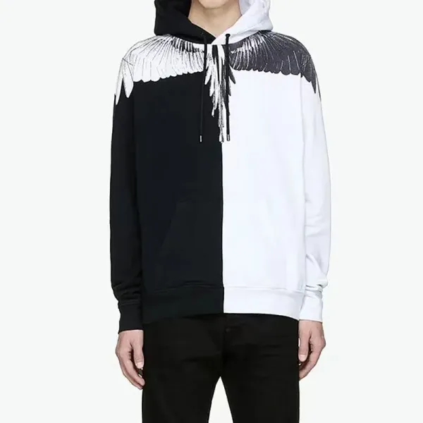 Marc Jacobs Feather Necklace Print Black Hoodie - 10