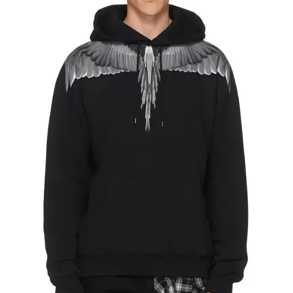 Marc Jacobs Feather Necklace Print Black Hoodie - 4