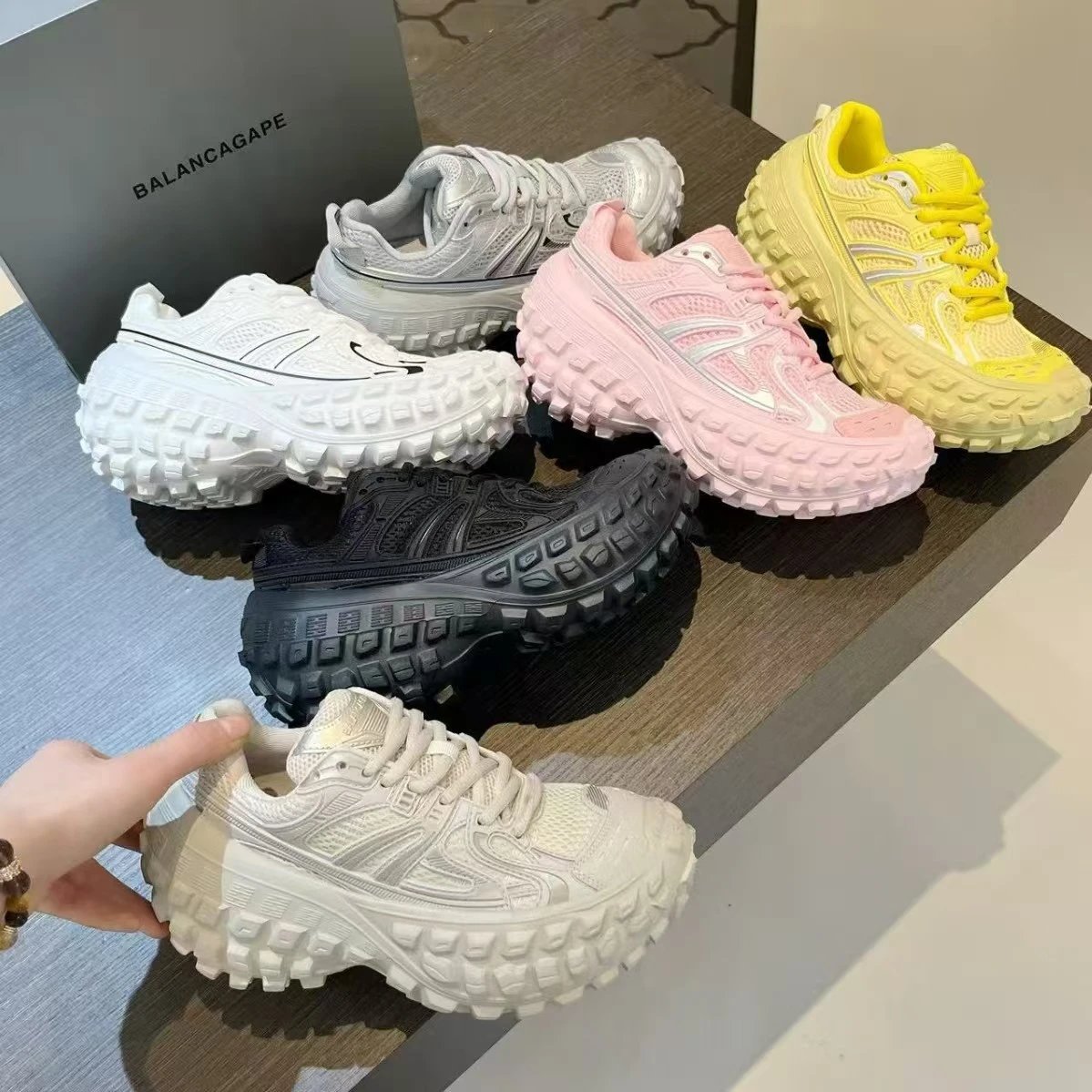 Balenciaga Defender Sneakers [