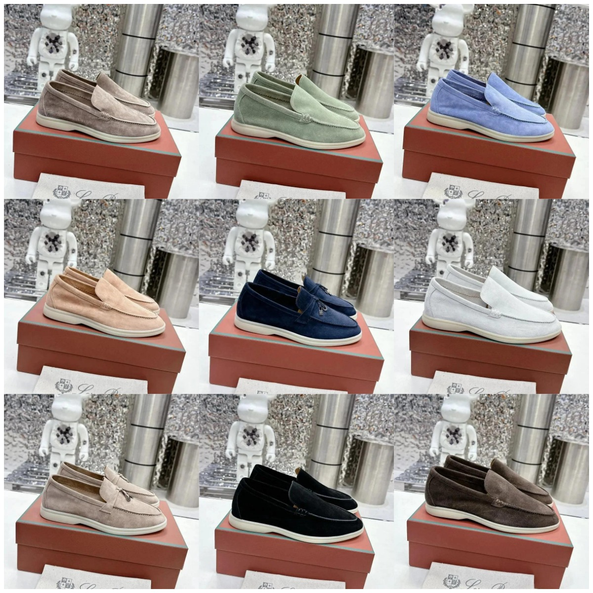 Loro Piana Suede Loafers