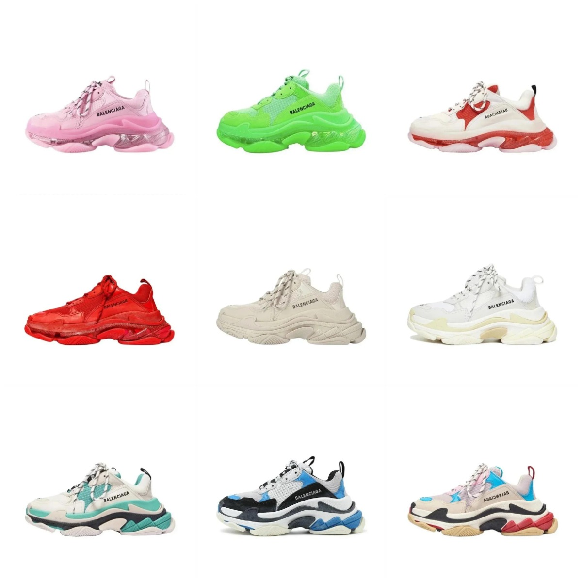 Balenciaga Triple S Pink Casua