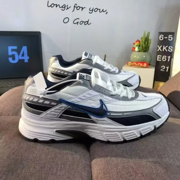 Nike P-6000 White/Blue/Gray Running Shoes - 1