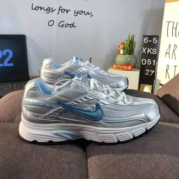 Nike Air Max Triax Silver Blue Running Shoes - 1