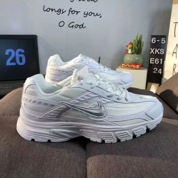 Nike P-6000 White Silver Sneakers - 1