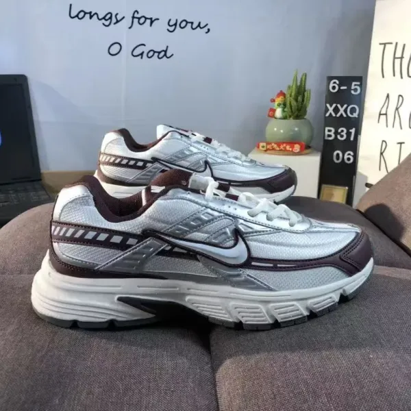 Nike P-6000 Silver and Burgundy Running Shoes - 1