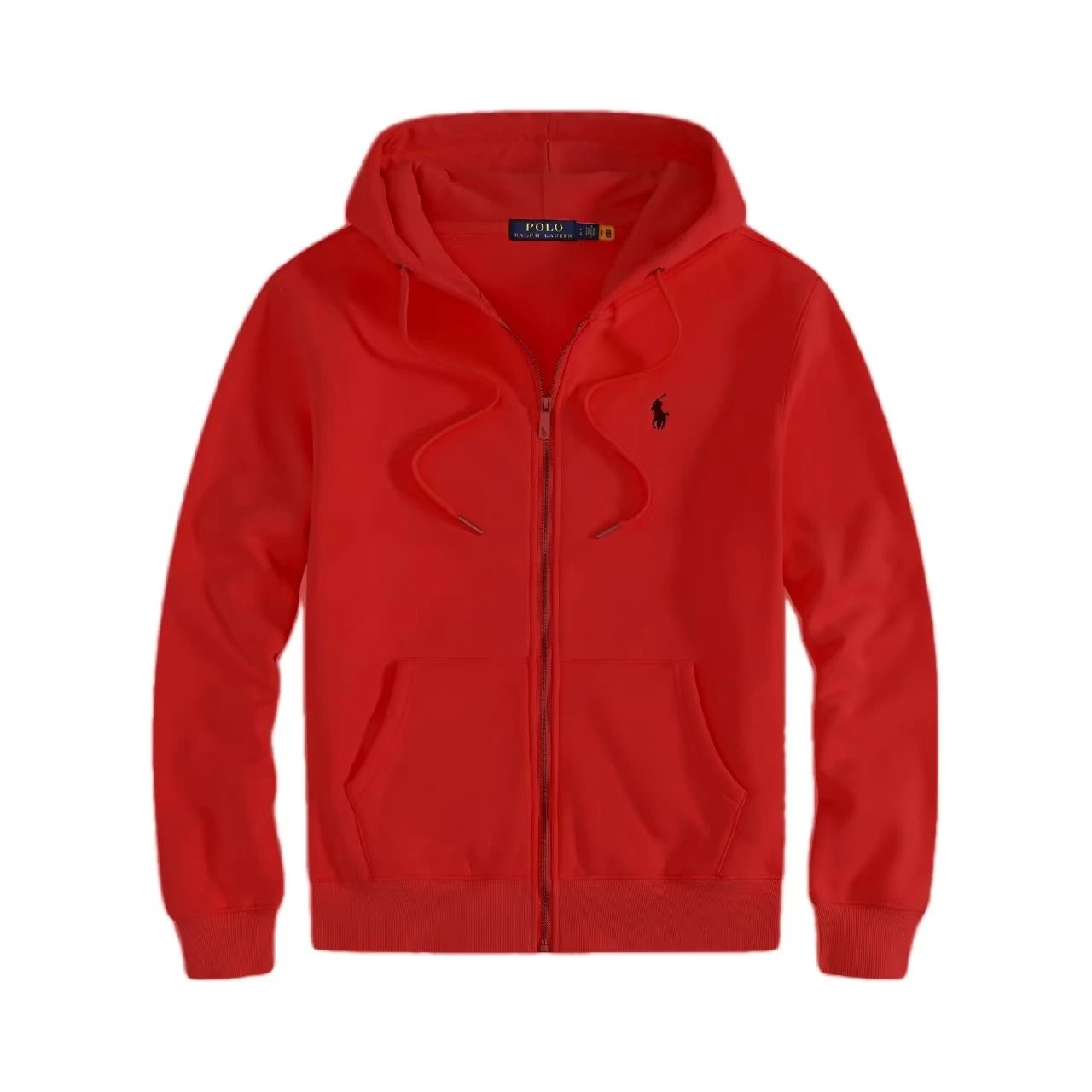 Zipper red navy logo