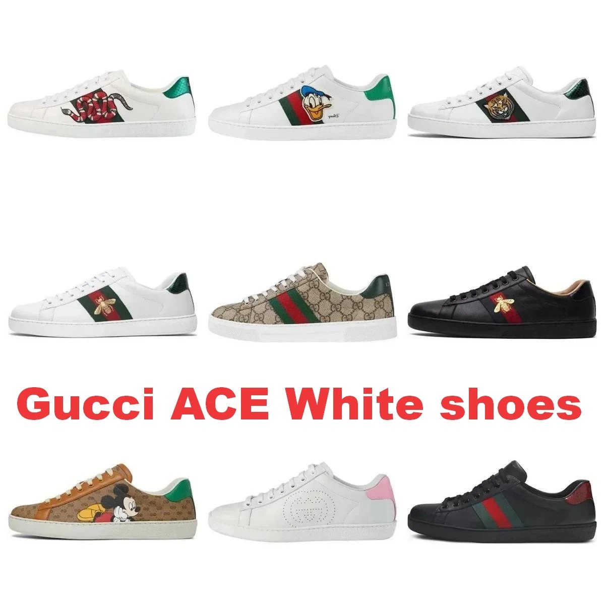 Gu* c*i ace  white shoes series - 134249
