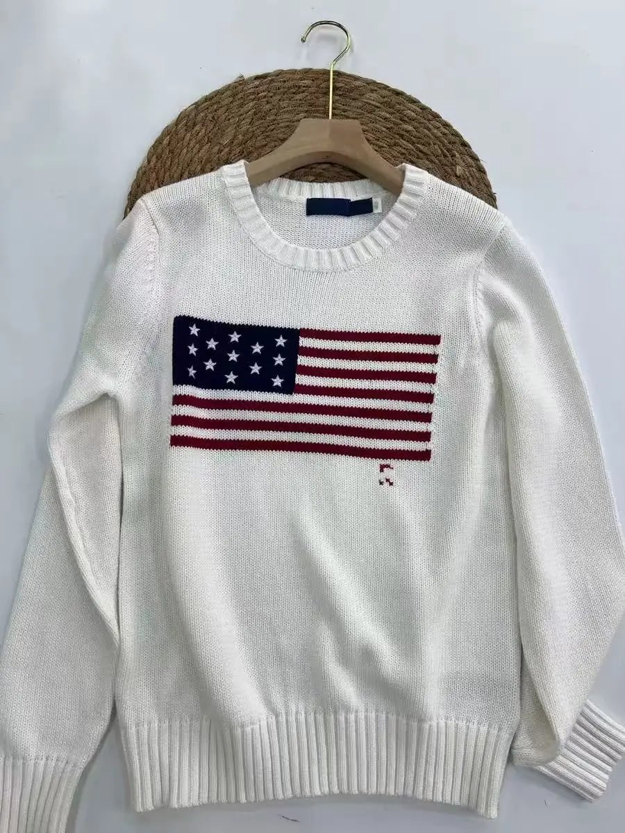Unbranded Knitwear Crewneck knit sweater with bear motif image 7