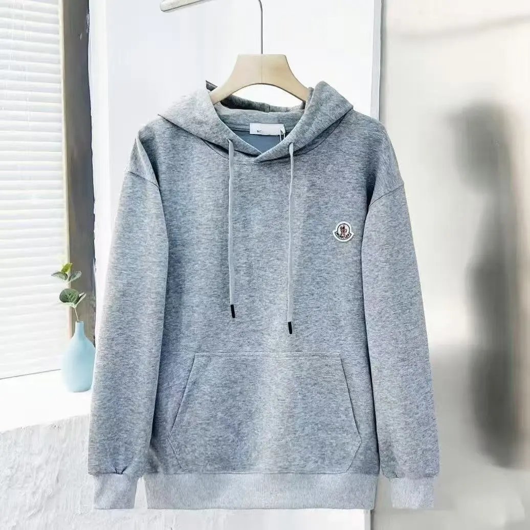 Moncler Knitwear Crewneck knit sweater with logo patch — 12