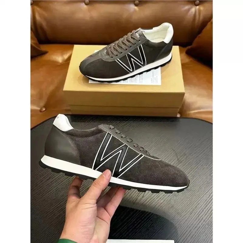 Berluti Sneakers Knit sock with leather heel panels image 7