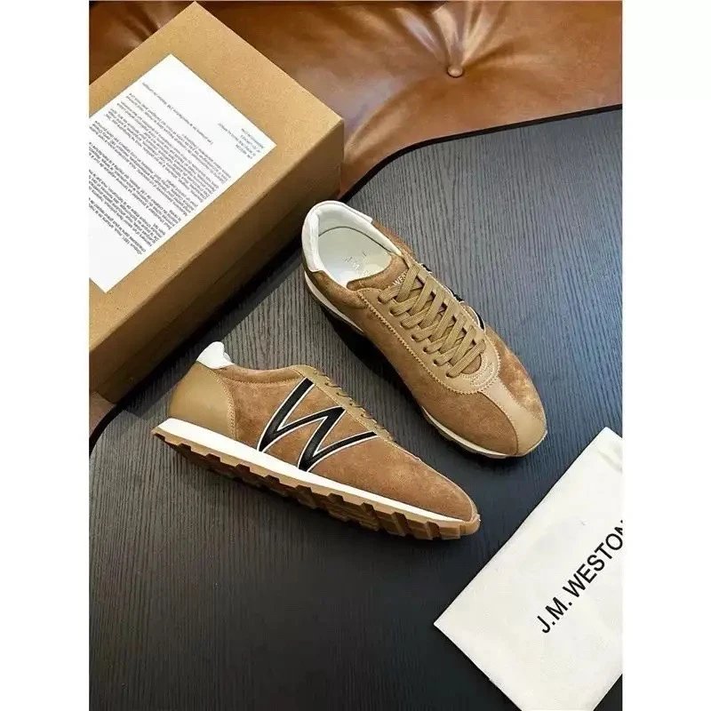 Berluti Sneakers Knit sock with leather heel panels image 6