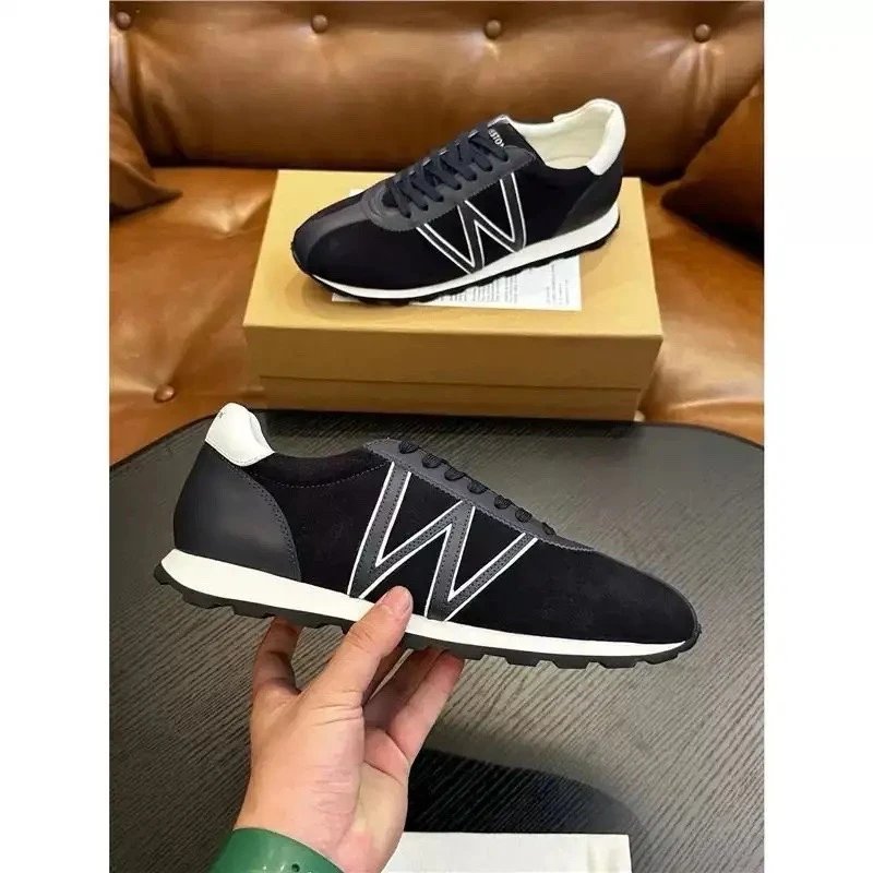 Berluti Sneakers Knit sock with leather heel panels image 8