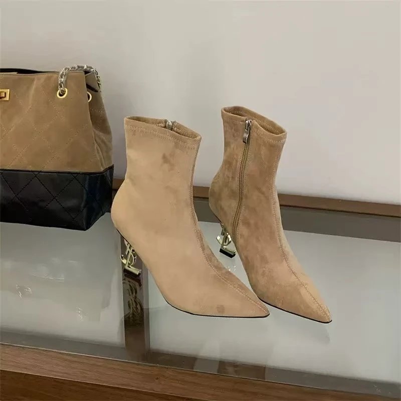 Saint Laurent YSL monogram heel footwear image 9