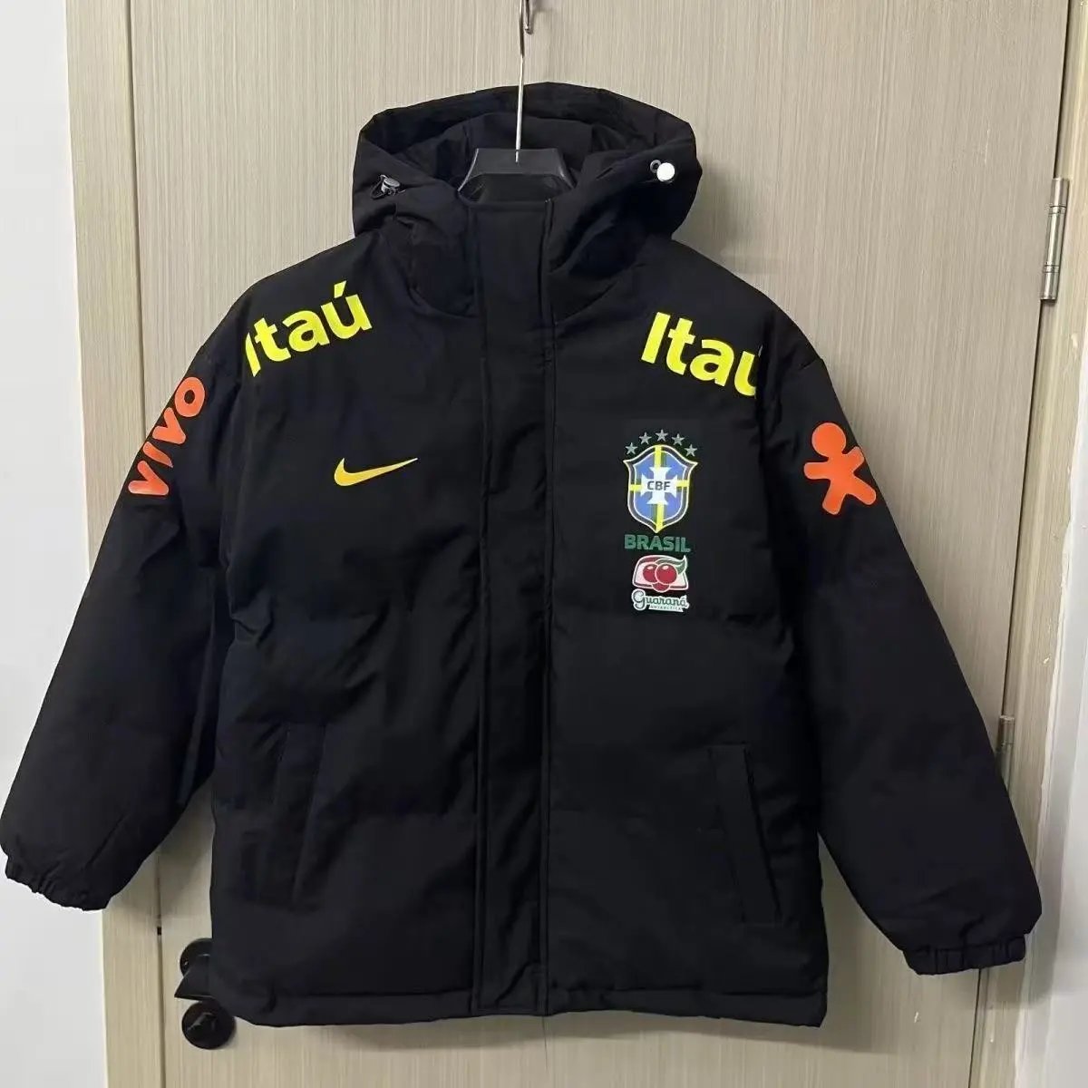 Brazil Team Cotton Jacket Black