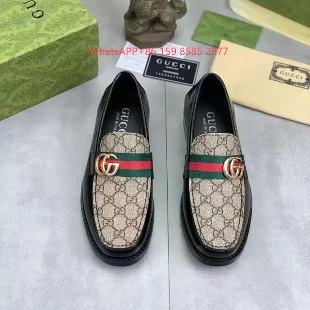 Gucci Slippers GG Monogram Slide Clogs with Double G Hardware product detail image 9
