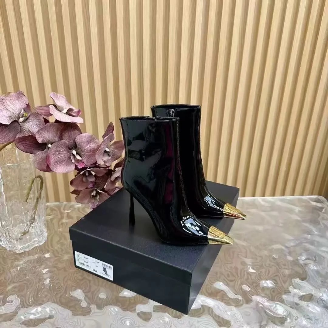 Saint Laurent YSL monogram heel footwear image 12