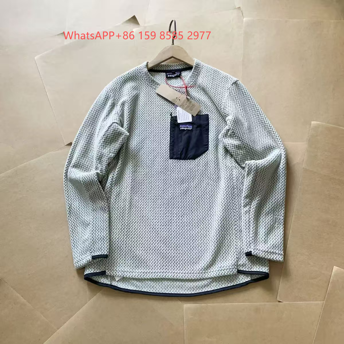 Patagonia Hoodies & Sweatshirts Quarter-Zip Fleece Pullover with Chest Pocket — 09