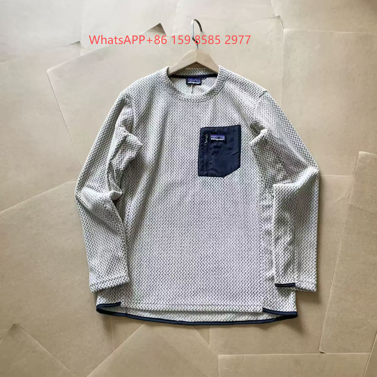 Patagonia Hoodies & Sweatshirts Quarter-Zip Fleece Pullover with Chest Pocket — 03