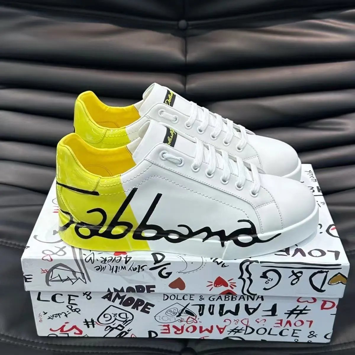 Dolce & Gabbana Sneakers Low-Top Lace-Up Logo image 6