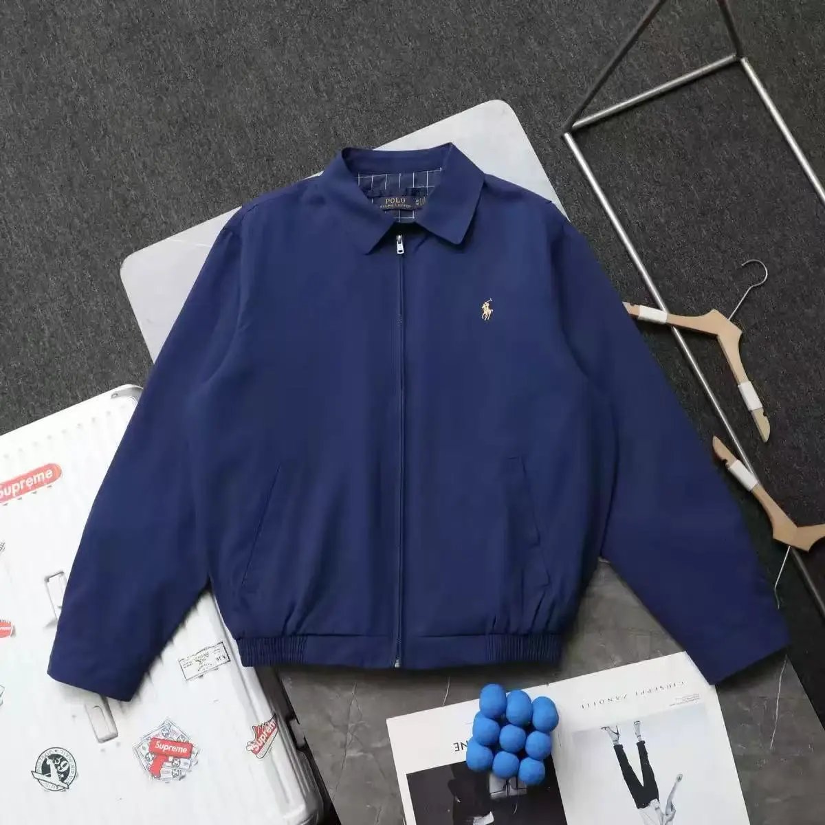 Polo Ralph Lauren Jackets Reversible Plaid-Lined Zip Jacket image 6