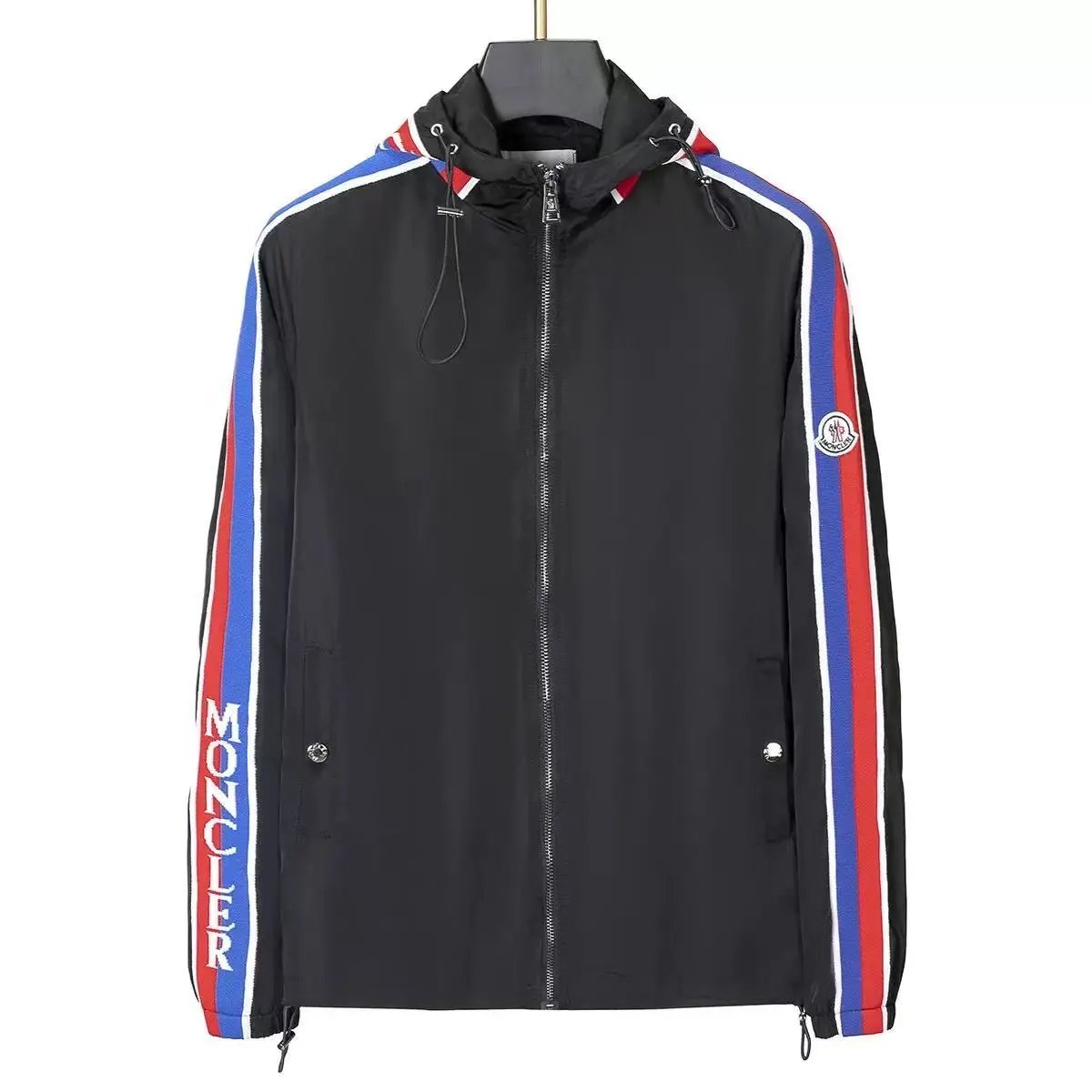 Louis Vuitton Jackets Hooded Zip-Up Jacket — 33021 black