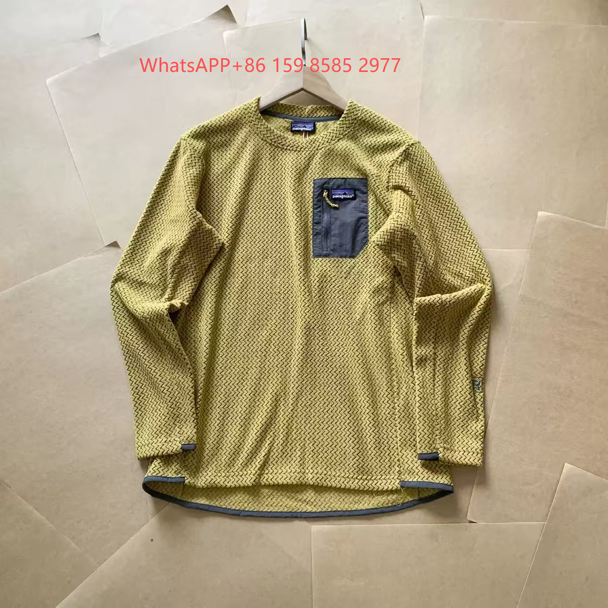 Patagonia Hoodies & Sweatshirts Quarter-Zip Fleece Pullover with Chest Pocket — 04