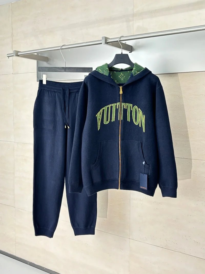 Louis Vuitton Mixed apparel listing: joggers, zip hoodie and embossed denim jackets image 4