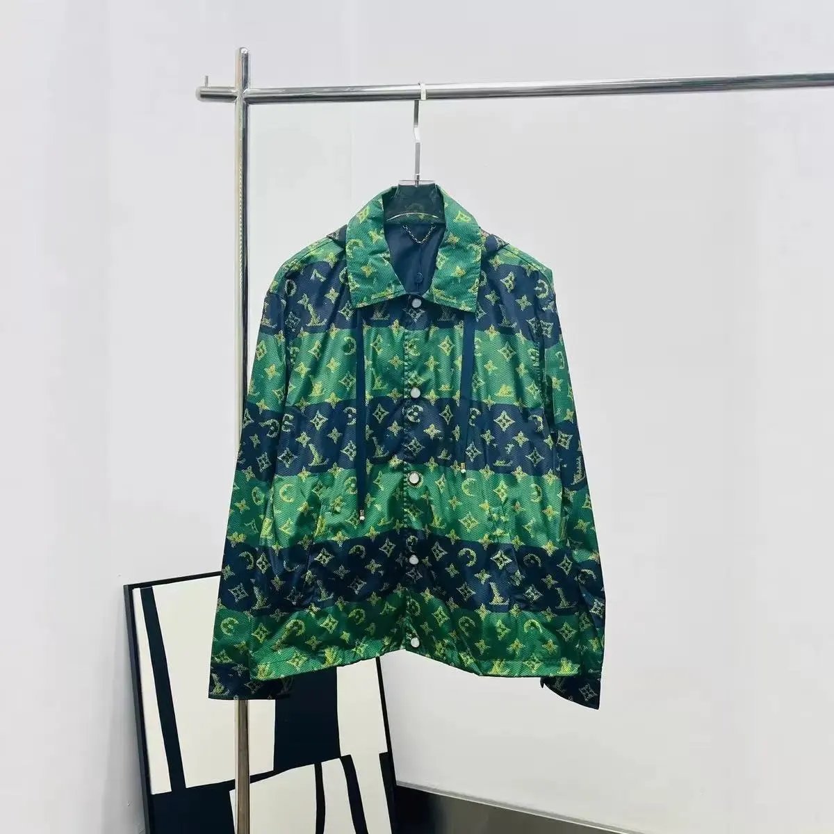 Louis Vuitton Mixed apparel listing: joggers, zip hoodie and embossed denim jackets — 04
