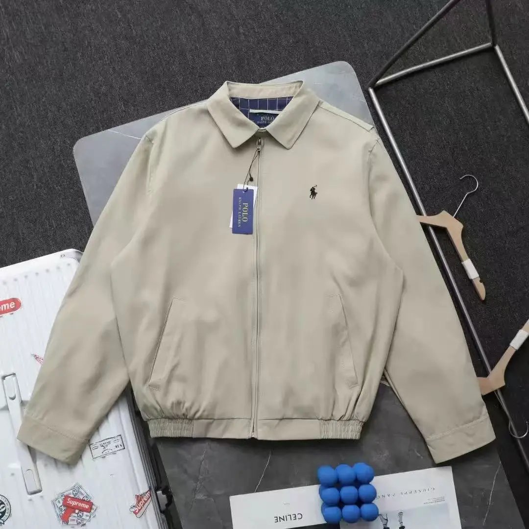 Polo Ralph Lauren Jackets Reversible Plaid-Lined Zip Jacket — 04