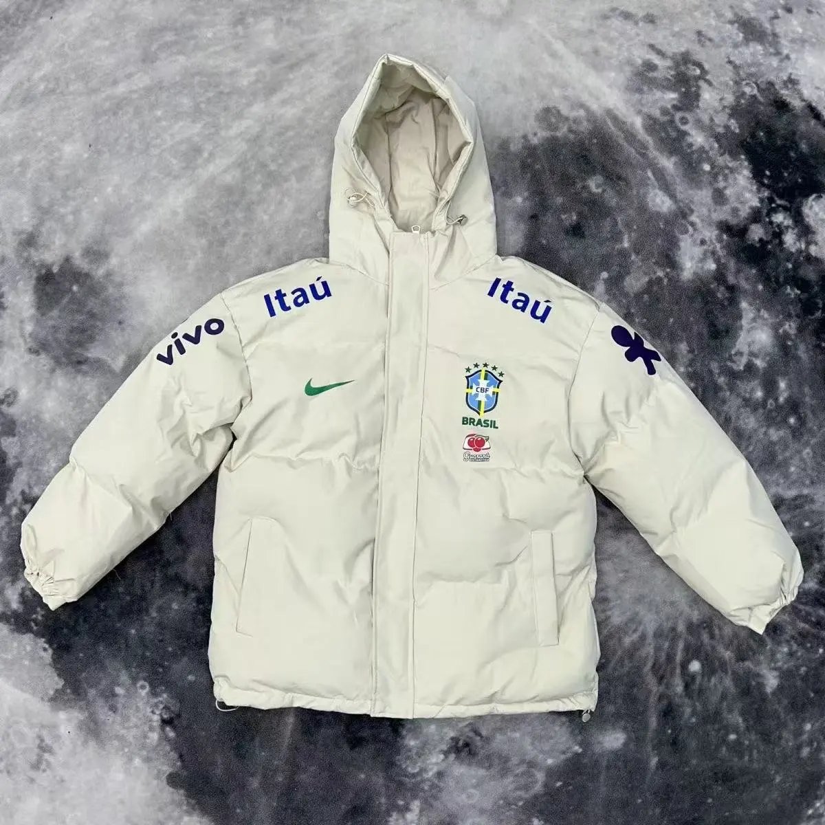 Brazil Team Cotton Jacket White