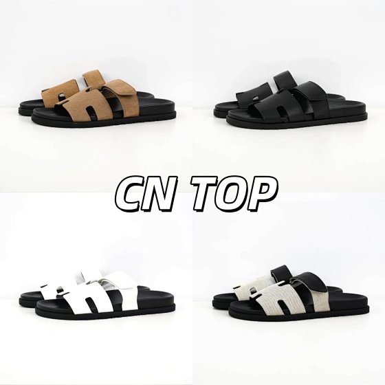 HERMES Chypre Flat Sandals in Colorway 20