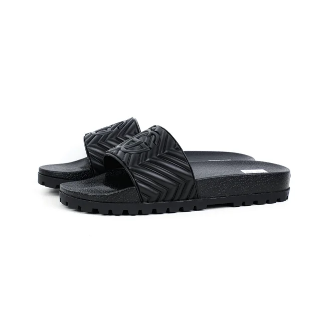 Gucci Slippers Interlocking G thick lug-sole slide product detail image 9