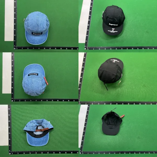 Supreme S Logo Washed Cotton Baseball Cap Green - 2