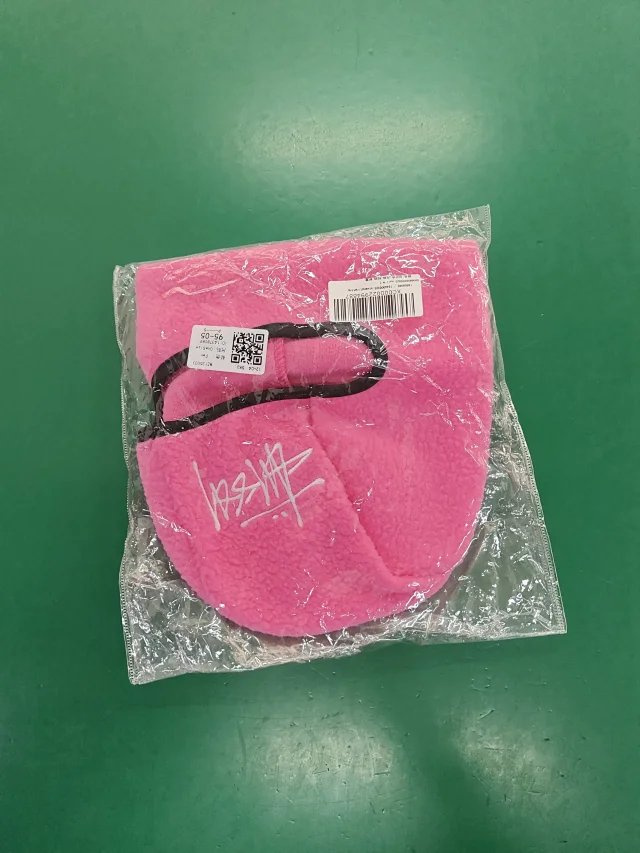 Stüssy Hats Sherpa fleece balaclava with eye opening product detail image 3