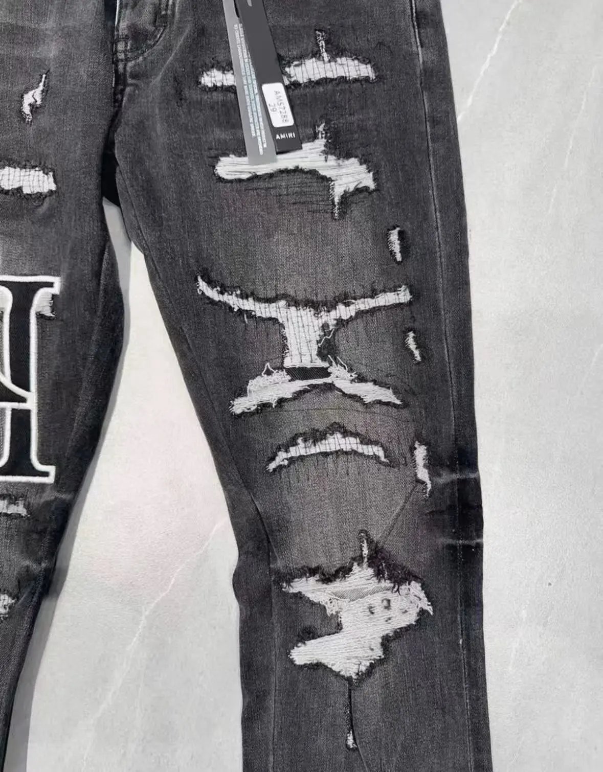 Patched Distressed Jeans photo 7