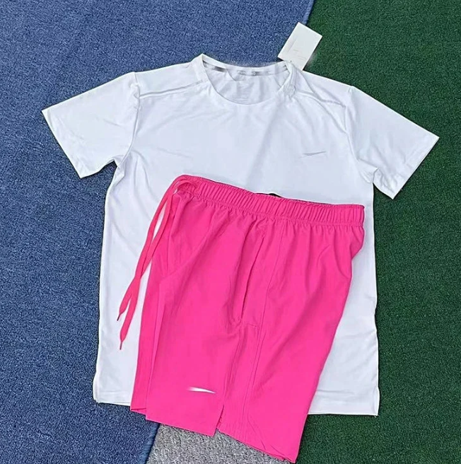 Crystal Stripe Short Sleeve White + D218 Pink